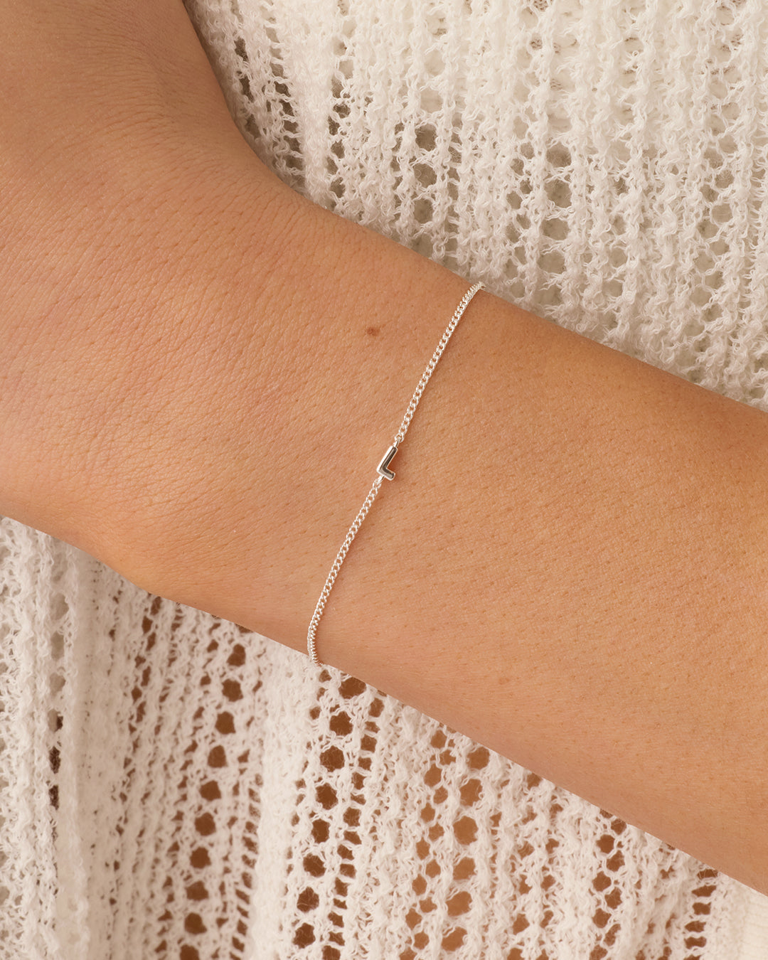 Wilder Mini Alphabet Bracelet - Personalized Initial Letter Bracelet for Women & Girls - Trendy Stackable Jewelry for Everyday Wear & Gifts
