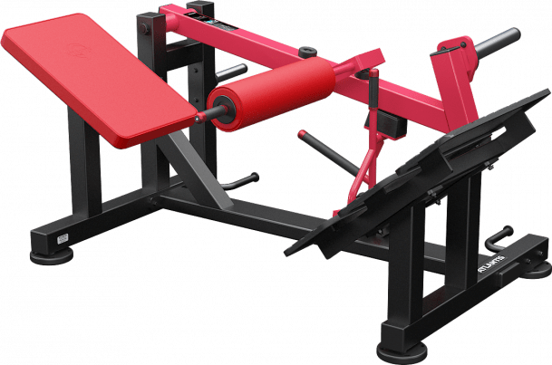 ATLANTIS Hip Thrust Machine for Glute Workouts - Professional Strength Training Equipment for Home & Gym - Perfect for Glute Bridges, Squats & Lower Body Exercises