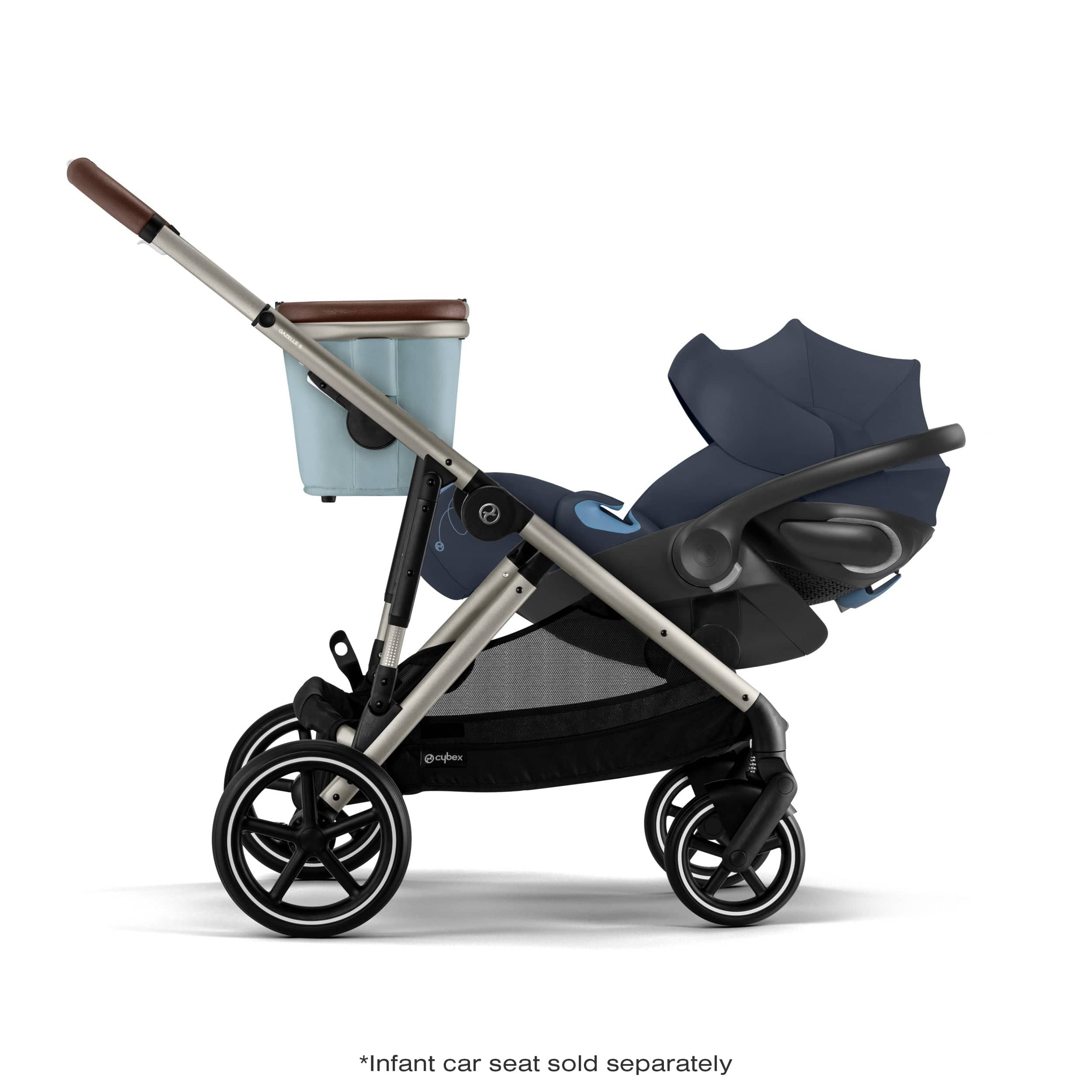 Cybex Gazelle S 2 Stroller - Lightweight Travel Stroller for Toddlers & Infants | Compact Foldable Design with Adjustable Seat | Perfect for Shopping, Travel & Daily Walks