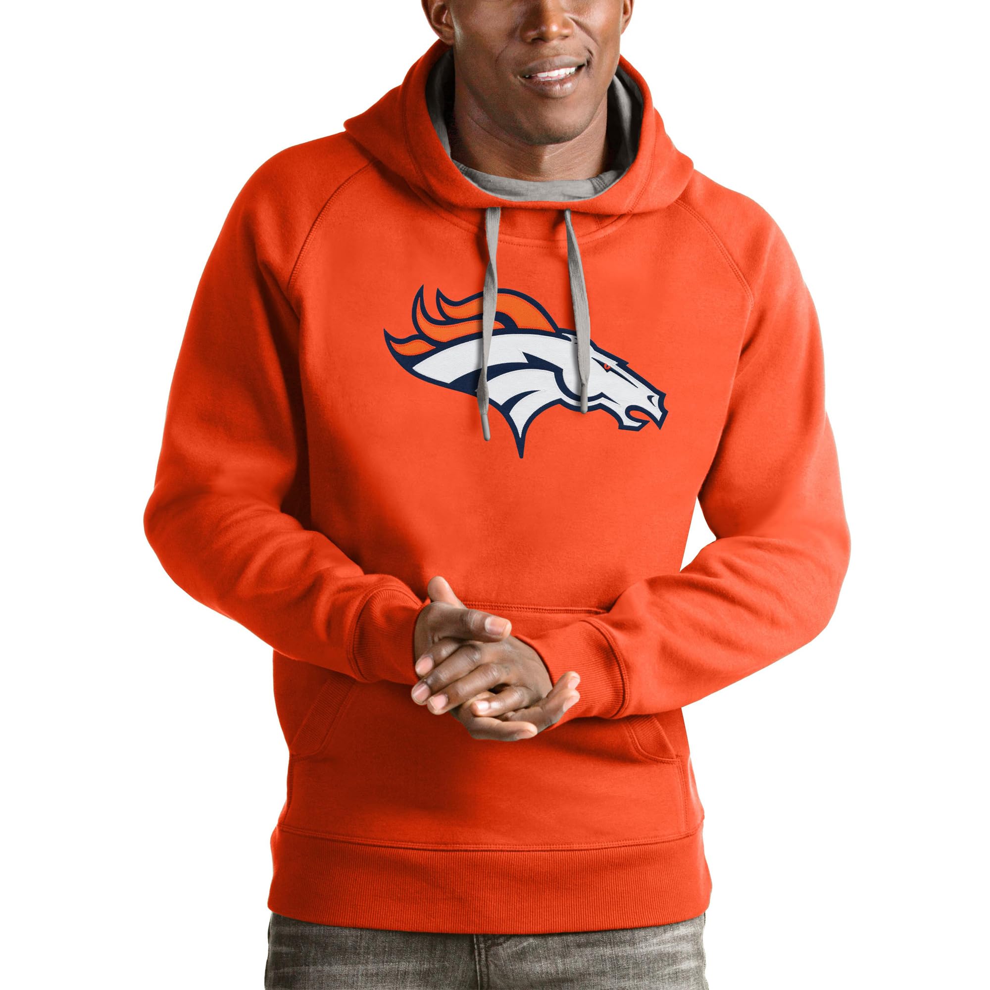 Antigua Men's Hoodie - Soft & Comfortable Pullover Sweatshirt for Casual Wear, Gym, and Outdoor Activities