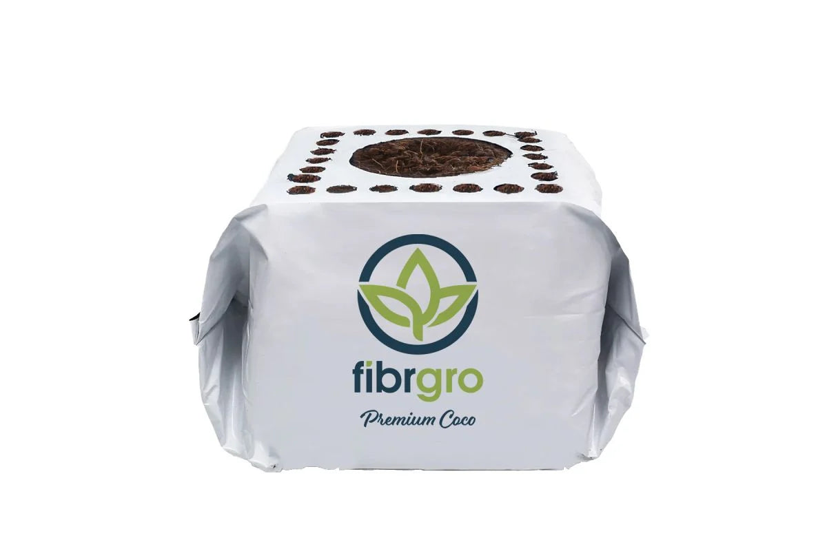 Fibrgro Buffered Propagation Cubes 4”x4”x2.5” - Hydroponic Grow Medium for Seedlings & Cloning - Perfect for Indoor Gardening, Greenhouses & Hydroponic Systems