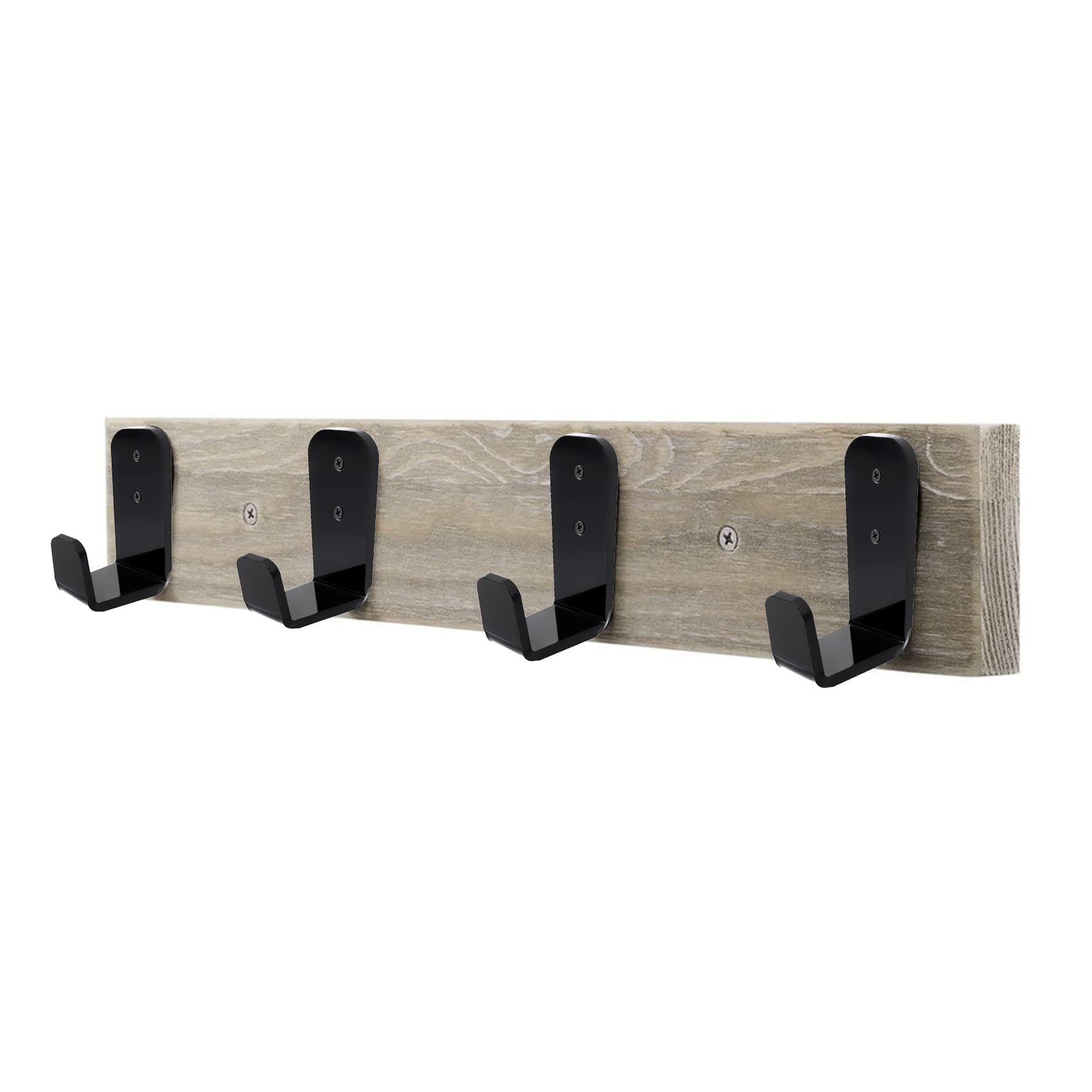 4 PCS Golf Club Display Rack Wall Mount - Horizontal Stick Holder for Golf Clubs, Hockey Sticks, Umbrellas & More - Perfect for Garage, Basement, or Sports Room Organization