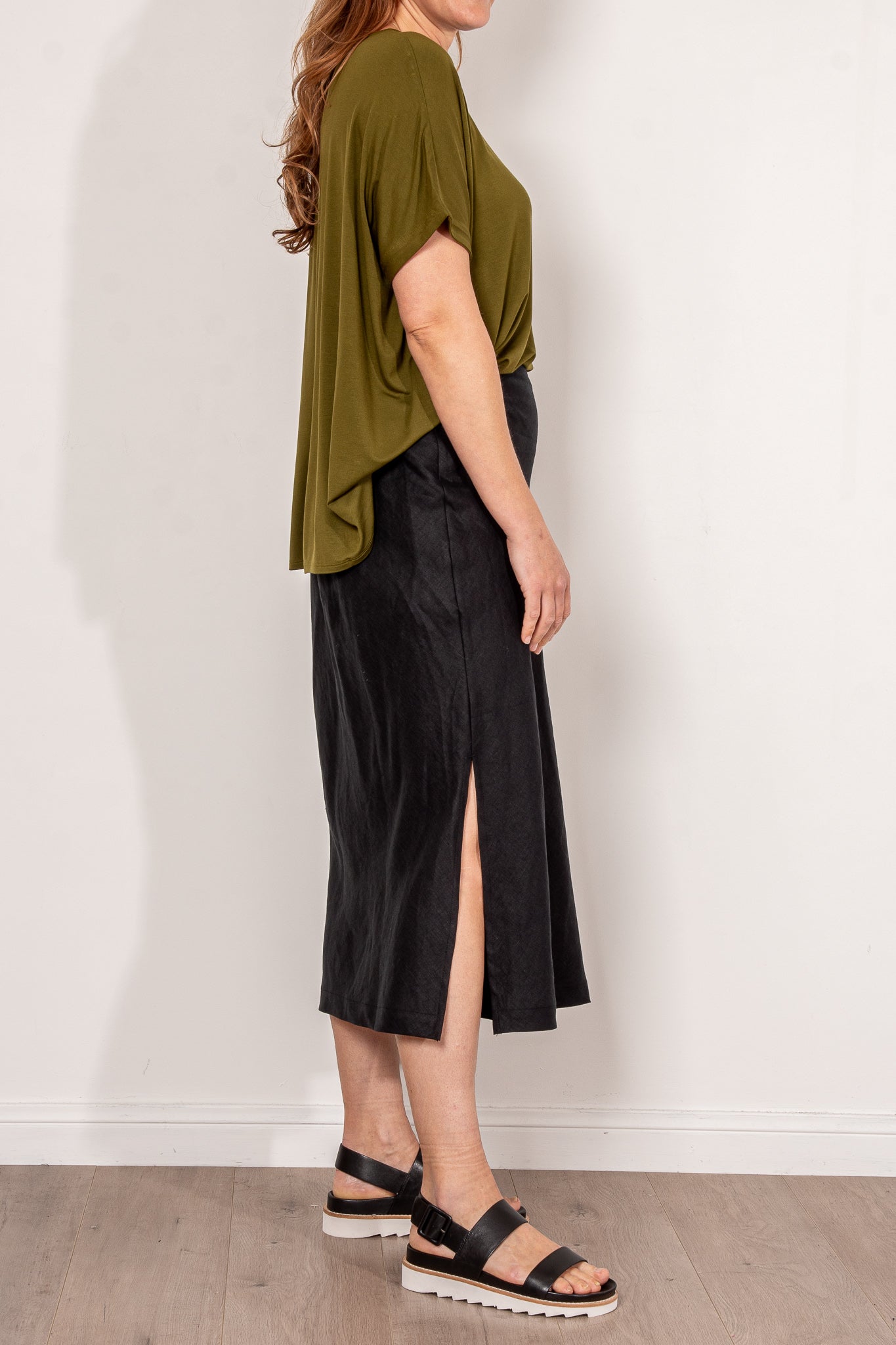 ELK Stilla Linen Skirt for Women - Summer Boho Maxi Skirt with Pockets - Perfect for Beach Vacation, Music Festivals & Casual Outings