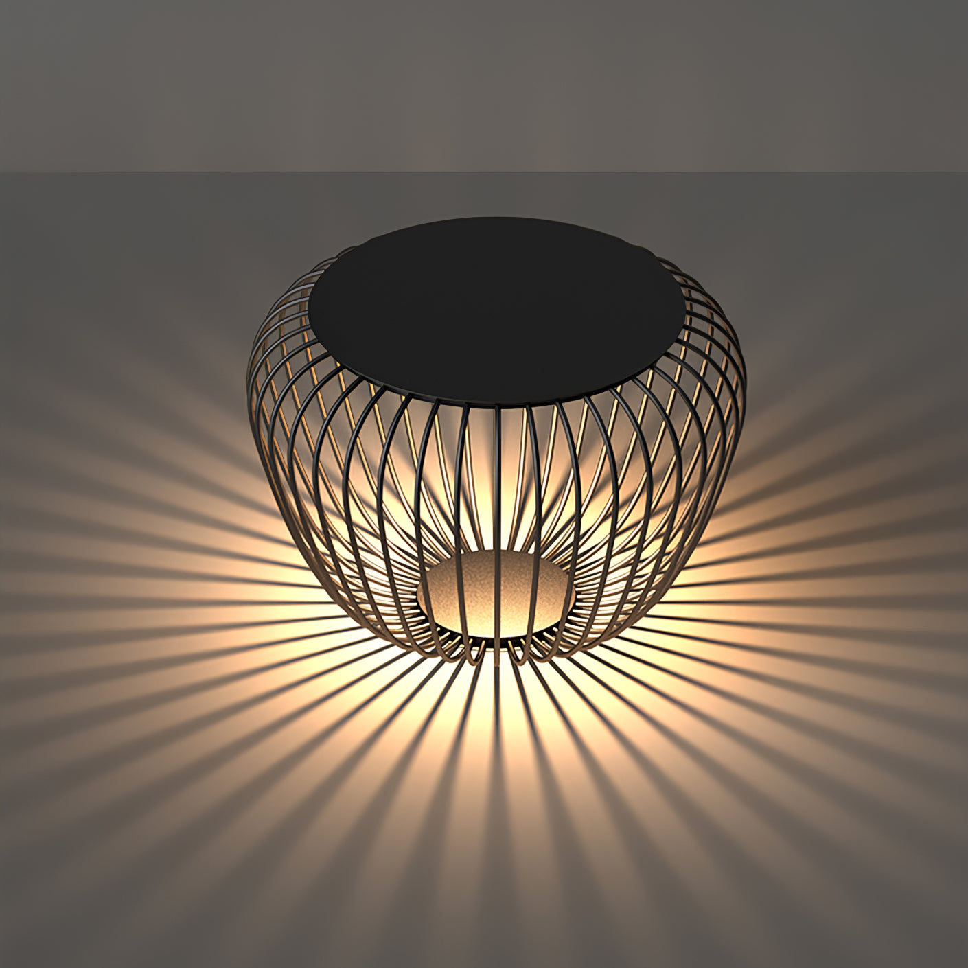 Meridiano Solar Powered Garden Outdoor Table Light - Waterproof LED Patio Decor for Backyard, Deck, and Poolside - Perfect for Evening Gatherings and Outdoor Dining