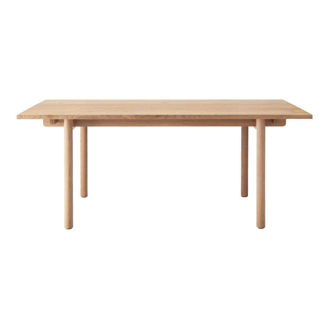 Modern Rectangle Dining Table - Solid Wood Kitchen Table for Small Spaces | Perfect for Apartments, Breakfast Nooks & Cozy Dining Areas