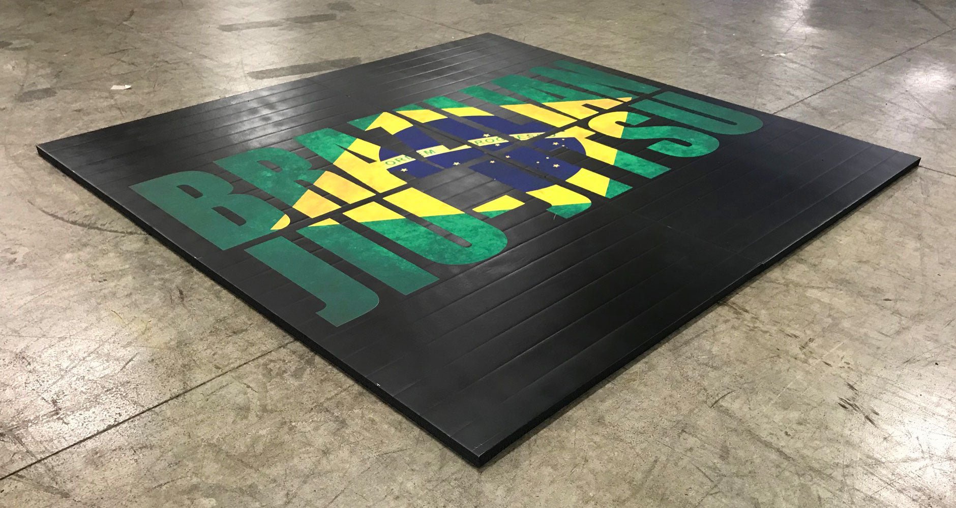 Premium Jiu Jitsu Roll Up Mat - 8' x 8' x 1 3/8