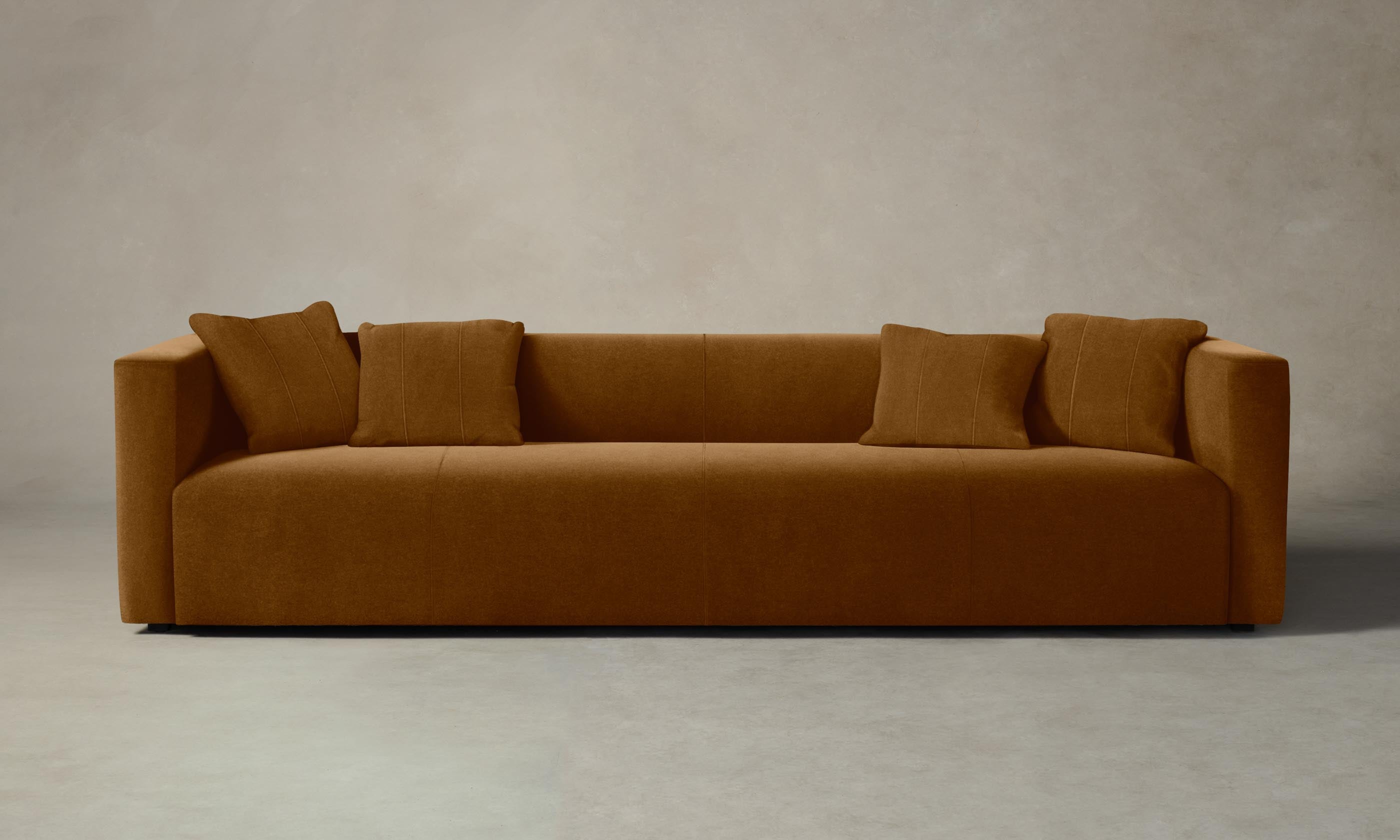The Breuer Sofa - Mohair Brown Sugar Upholstered Modern Lounge Chair for Living Room, Office & Reading Nook - Mid-Century Inspired Design with Premium Comfort