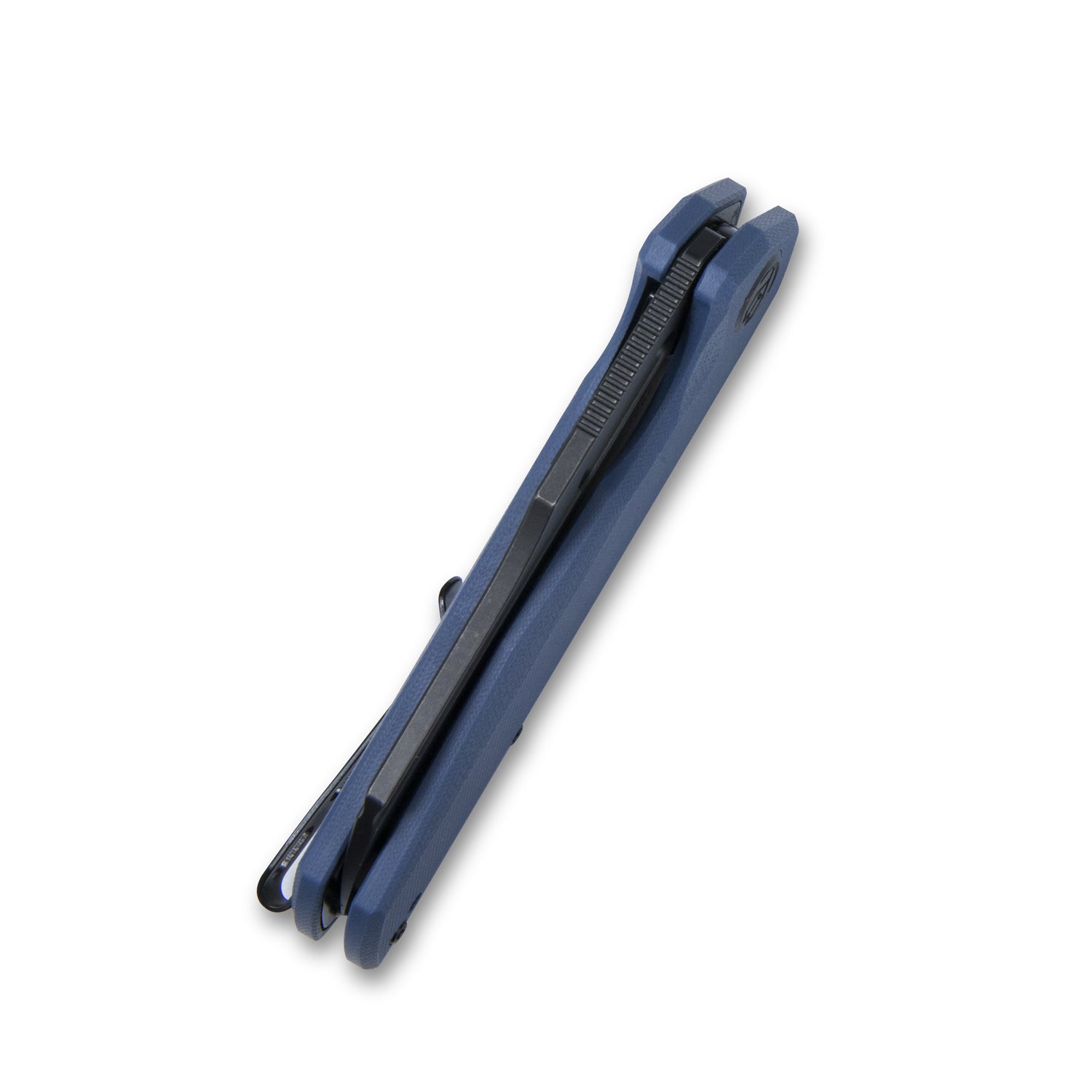 Premium Atlas Nest Liner Lock Folding Knife - Denim Blue G10 Handle, 3.31