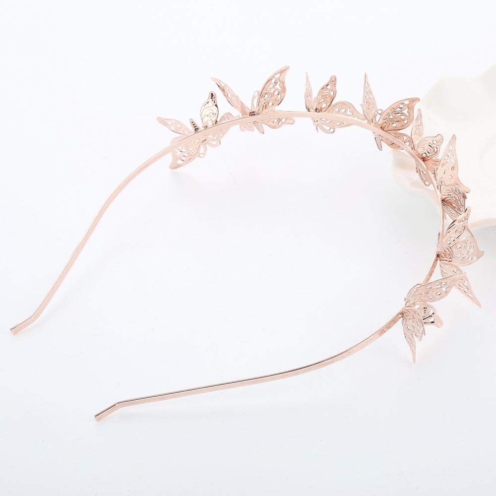 Butterfly Hair Clips for Women - Crystal Alloy Hair Accessories, Headbands & Kids Jewelry - Perfect for Christmas Gifts, Parties & Daily Wear