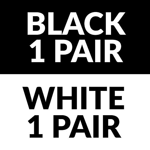 Black 1 Pair + White 1 Pair (2 Pairs)