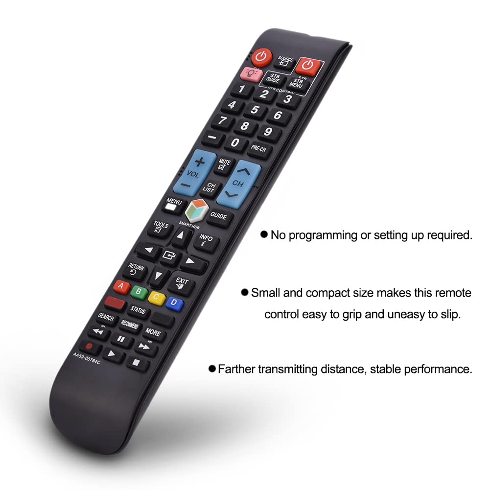Universal Remote Control Replacement for Smart LCD TV - Compatible with Multiple Brands, Easy Setup | Perfect for Living Room, Bedroom & Home Theater Use