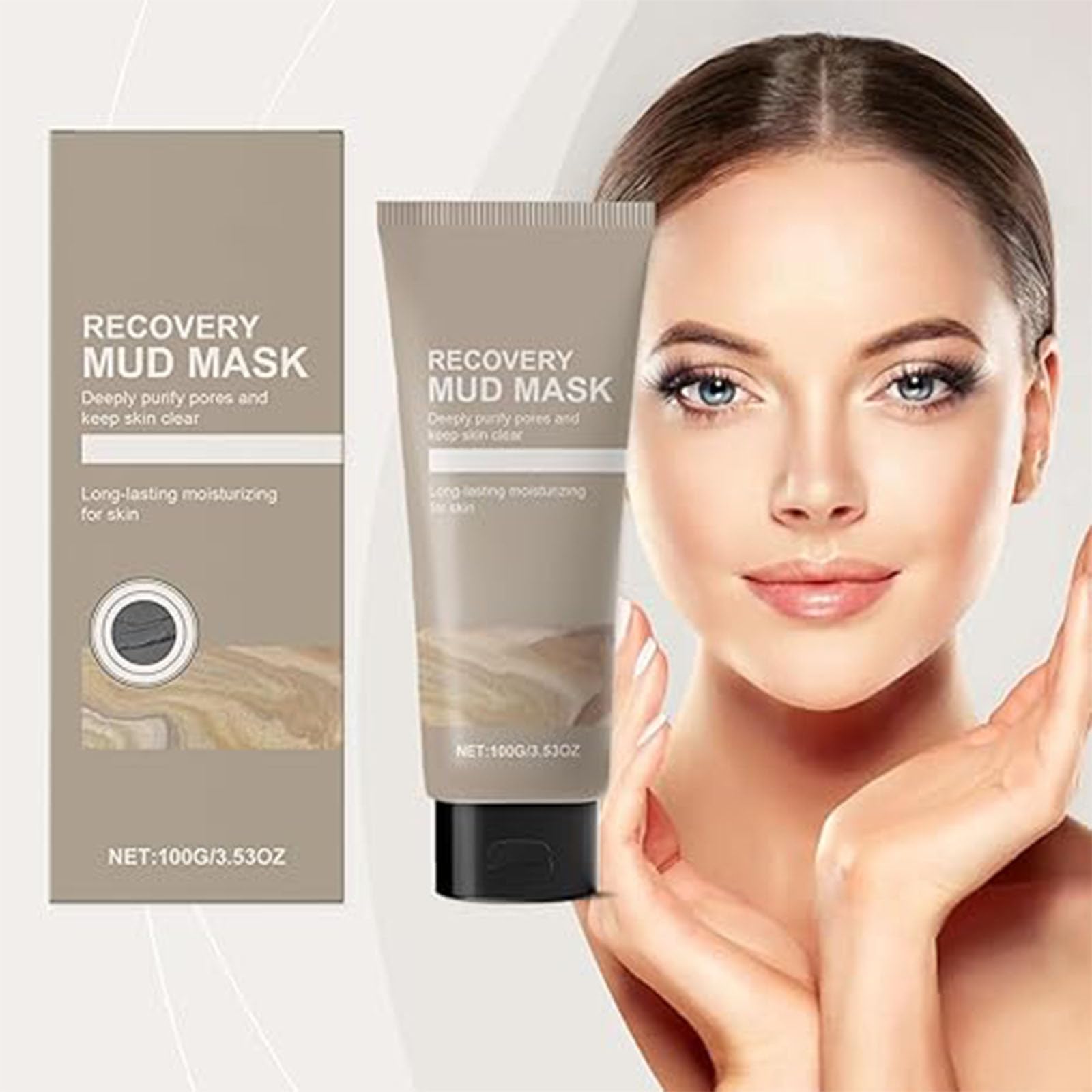 Boryeong Mud Mask for Deep Cleansing & Hydration - Korean Clay Face Mask for Pore Treatment & Moisturizing | Detoxifying Facial Mask for Acne-Prone & Oily Skin | Perfect for Spa Night & Self-Care Routine