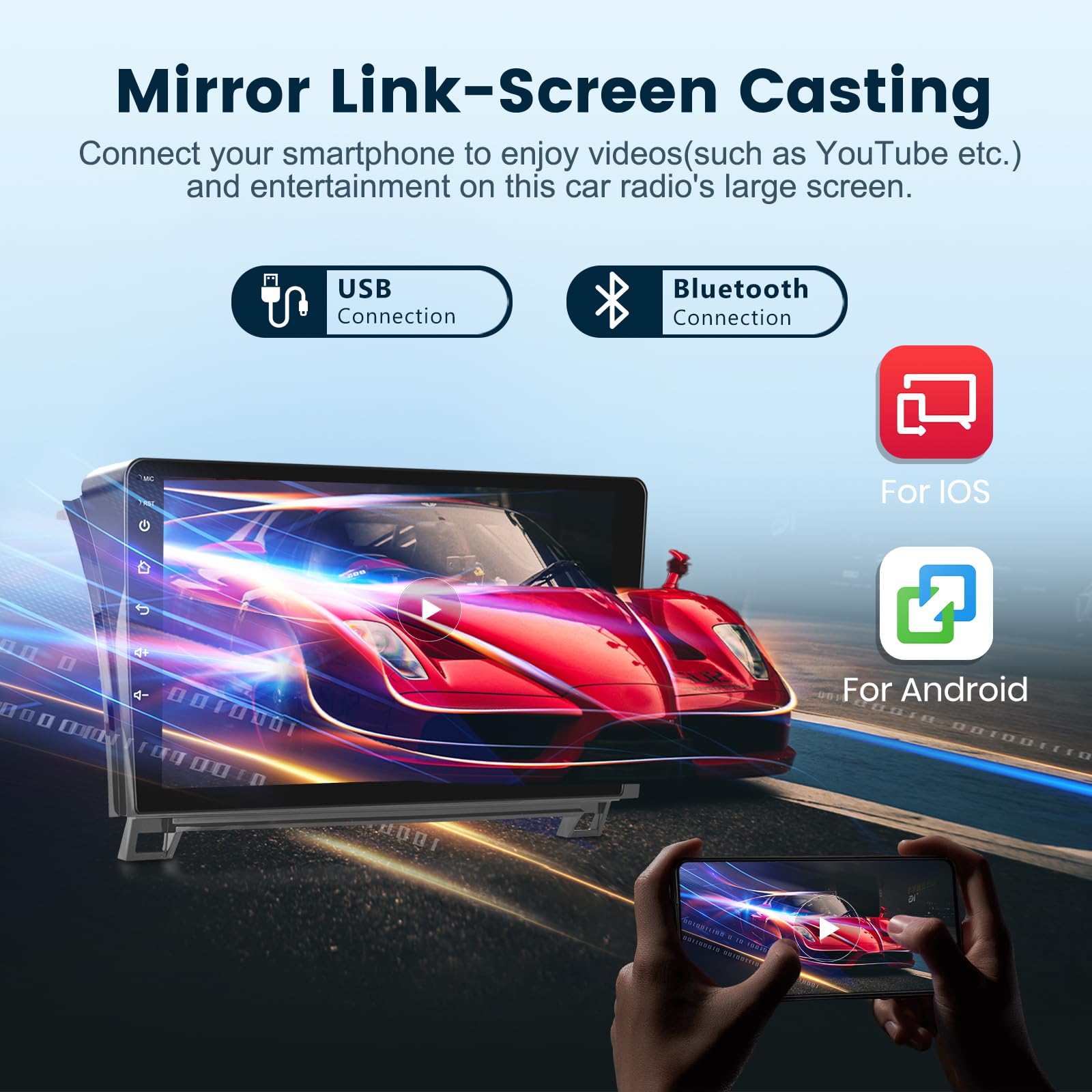 2G+64G Android Car Stereo for Toyota Sequoia 2008-2019 & Tundra 2007-2013 - 10.1