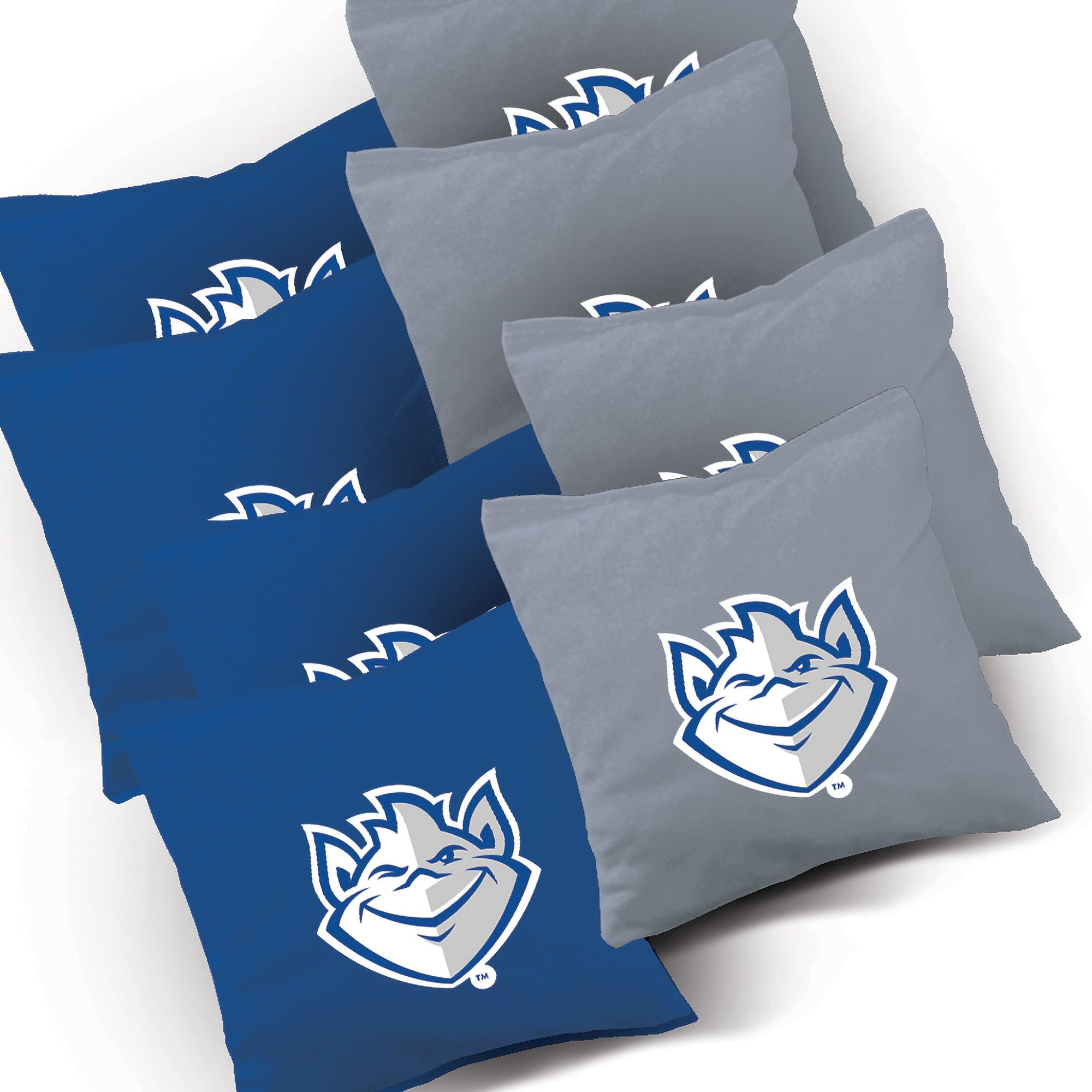 Custom St Louis Swoosh Cornhole Board Set - Regulation Size Team Logo Cornhole Game for Backyard, Tailgate & Outdoor Parties - Skip's Garage Design