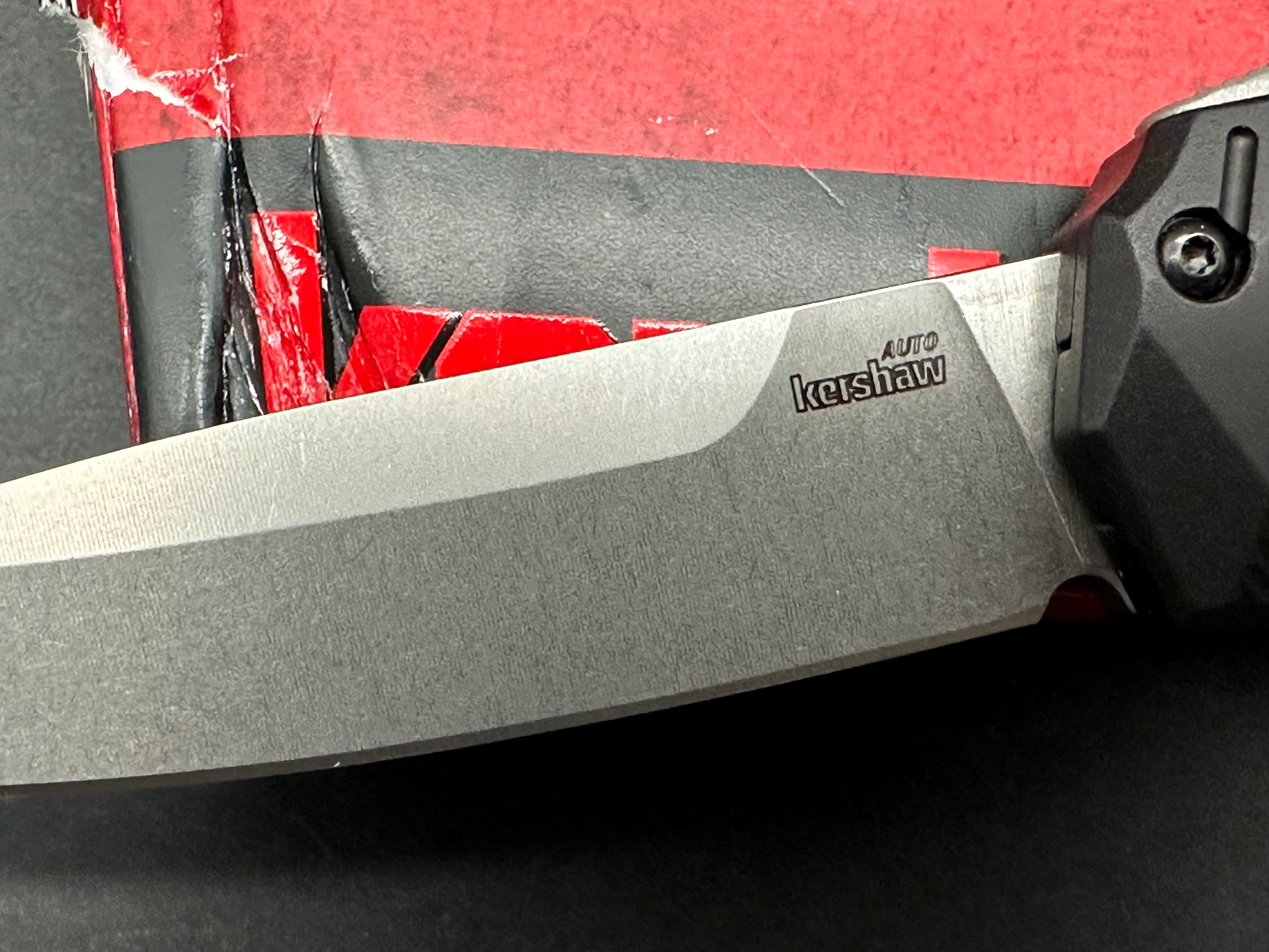 Kershaw Livewire 9000 OTF Automatic Knife - MagnaCut Blade, Black Aluminum Handle - EDC, Tactical, Outdoor Survival, Camping & Hunting Gear