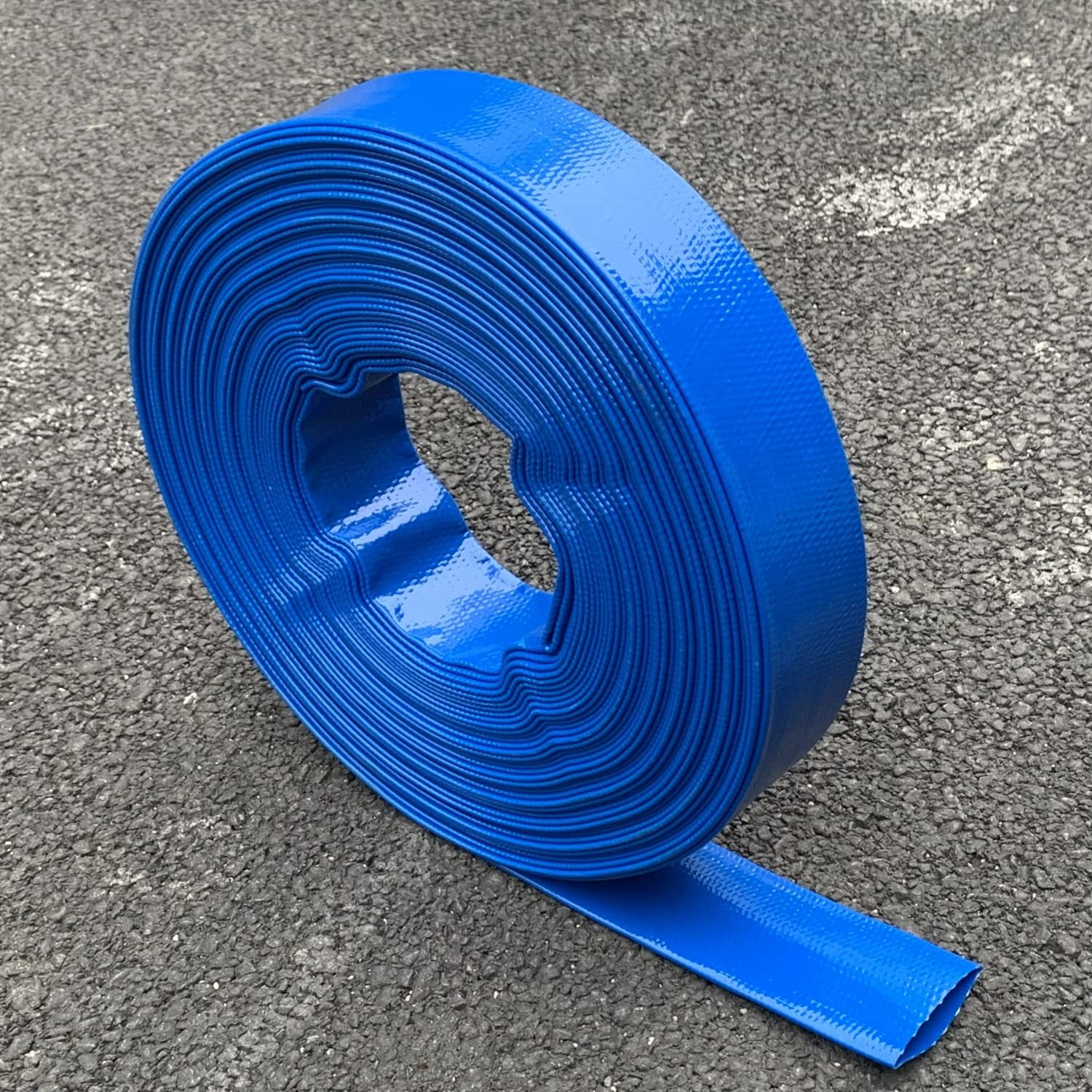 2-in x 25-ft Heavy Duty Pool Backwash Hose - Weather & Burst Resistant for Inground Pools & Filters