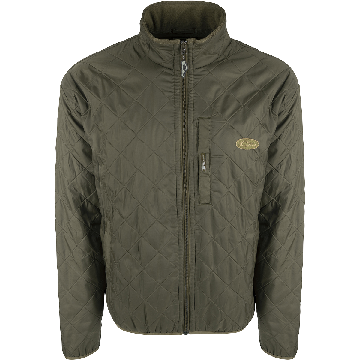 Delta Fleece Lined Quilted Jacket for Men & Women - Warm Winter Coat with Insulation, Windproof & Lightweight - Perfect for Outdoor Activities, Hiking & Casual Wear
