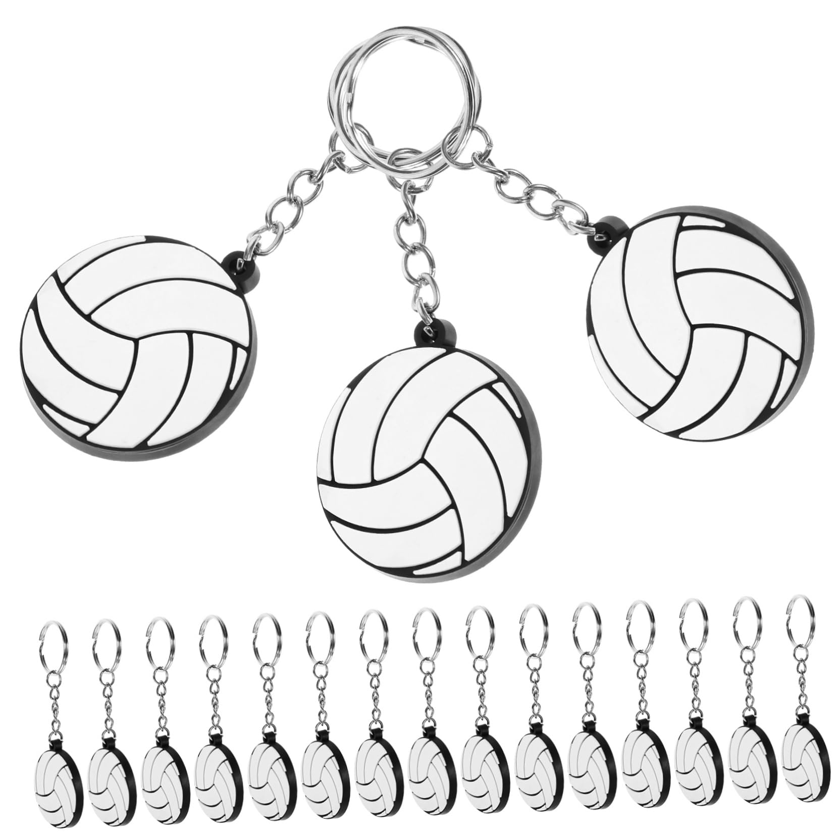 FOYTOKI Volleyball Keychains - Multi-use Pendant Design, Party Favors, Bag Charms for Sports Enthusiasts, Perfect for Games, Gifts, and Team Spirit Accessories