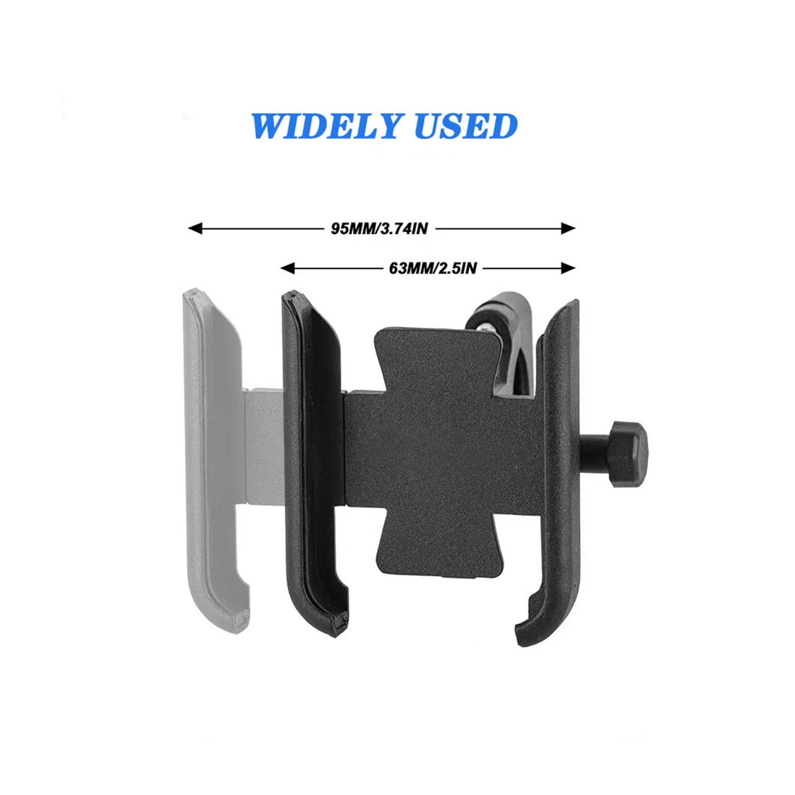 Honda Goldwing 1800 Motorcycle Phone Mount - Universal Handlebar Phone Holder Bracket for GPS & Smartphones - Black Mirror Mount Accessory - Perfect for Navigation & Riding Safety