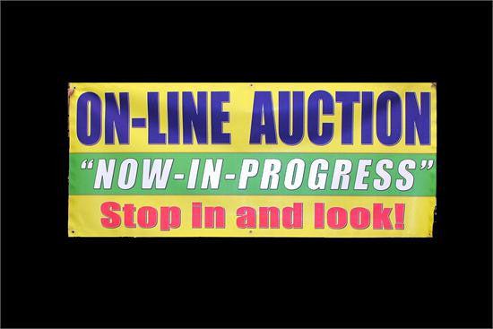 3' x 7' Custom Vinyl Auction Banner - Durable & Weatherproof for Outdoor/Indoor Events - Perfect for Car Auctions, Flea Markets & Fundraisers