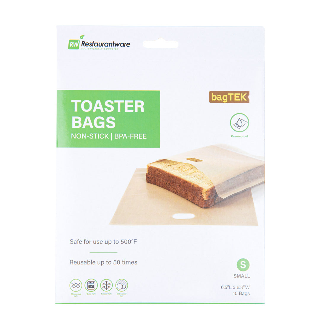 Non-Stick Heat Resistant Small Toaster Bags - 6.5