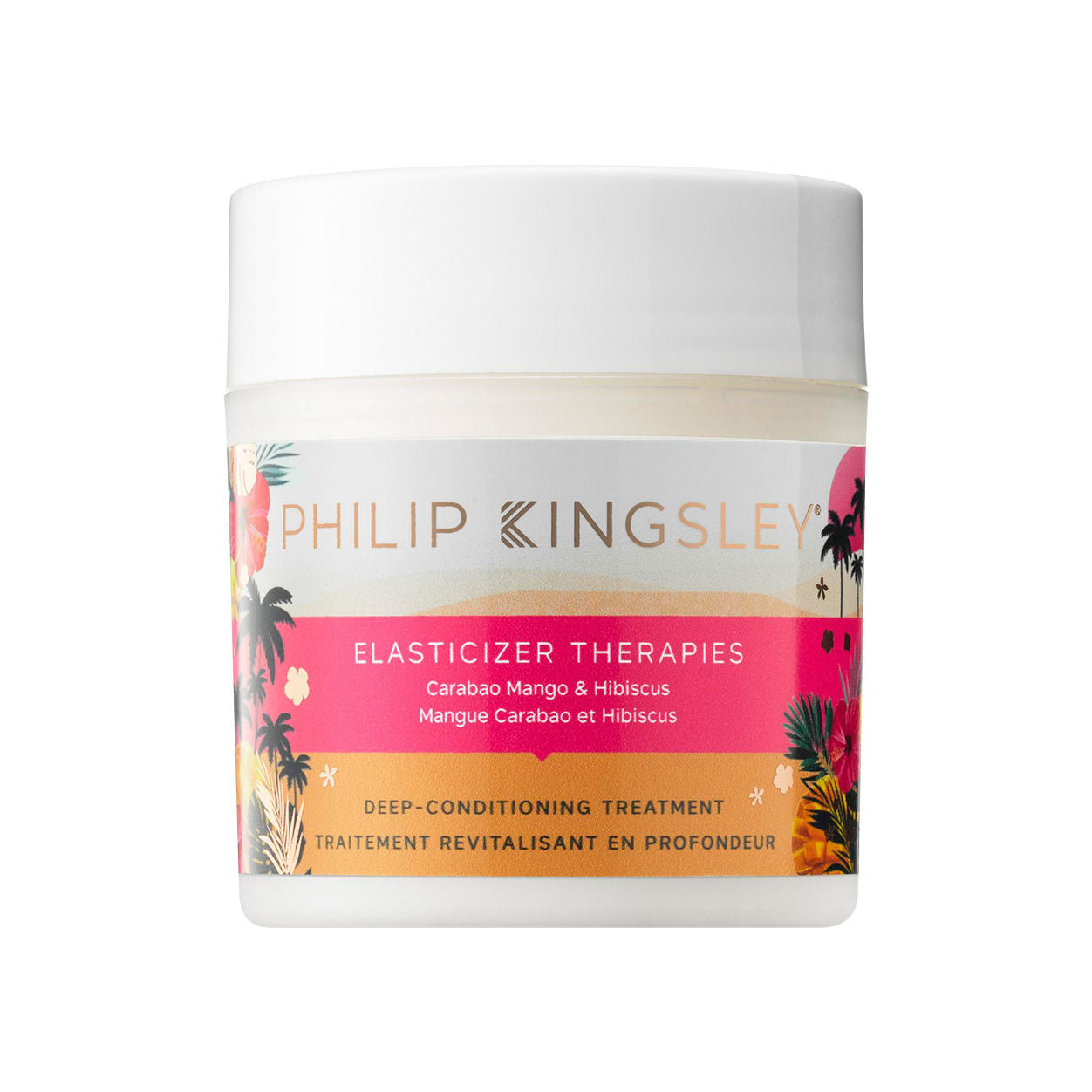 Carabao Mango & Hibiscus Hair Elasticizer - Deep Conditioning Treatment for Dry, Damaged Hair - Perfect for Salon-Quality Results at Home