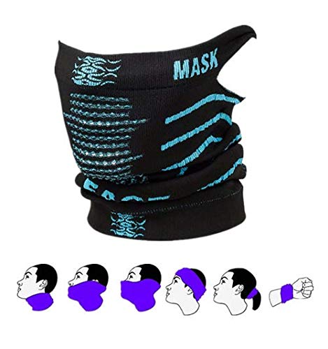 LINKID Winter Face Mask Neck Warmer Gaiter & Balaclava for Women & Men - Windproof Fleece Scarf for Skiing, Snowboarding, Hiking & Outdoor Activities | Cold Weather Protection for Face & Neck