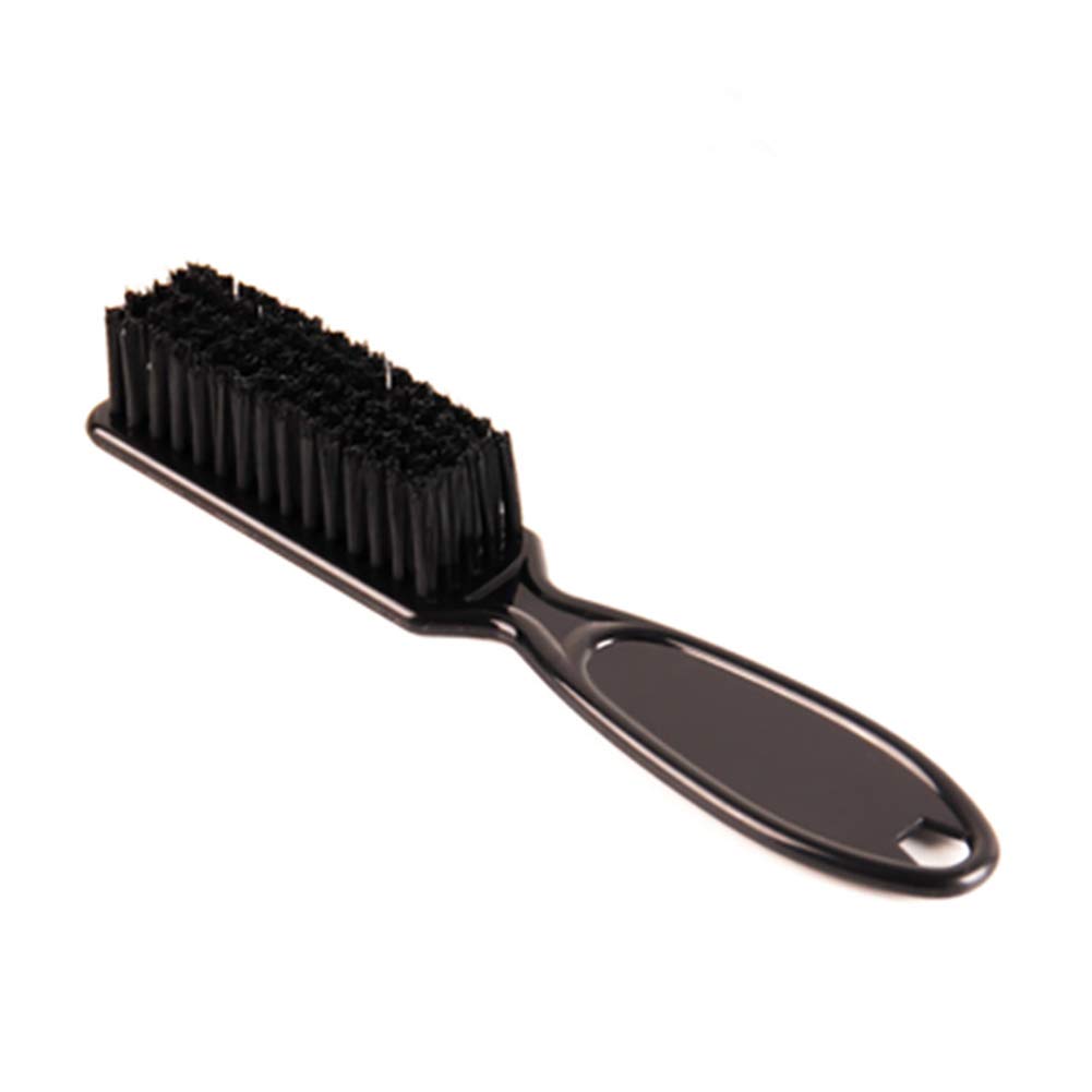 WBTY Professional Barber Brush - Fade Comb Scissors Cleaning Tool with Nylon Bristles & Vintage Oil Head Design | Perfect for Salon Haircuts, Beard Trimming & Styling Tools Maintenance