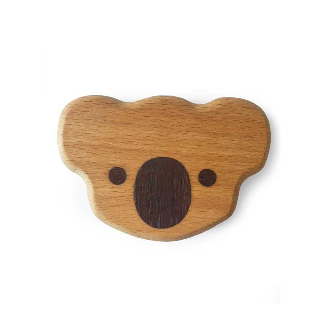 Organic Wooden Baby Rattle - Natural Teething Toy for Infants & Toddlers | Safe Non-Toxic Wooden Toy for Newborns | Perfect for Early Learning, Sensory Play and Soothing Teething Pain