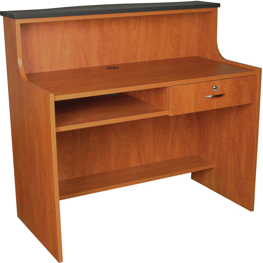 Elegant Cameo Reception Desk - Modern Lobby Furniture for Offices, Hotels & Waiting Areas - Durable & Stylish Front Desk Solution