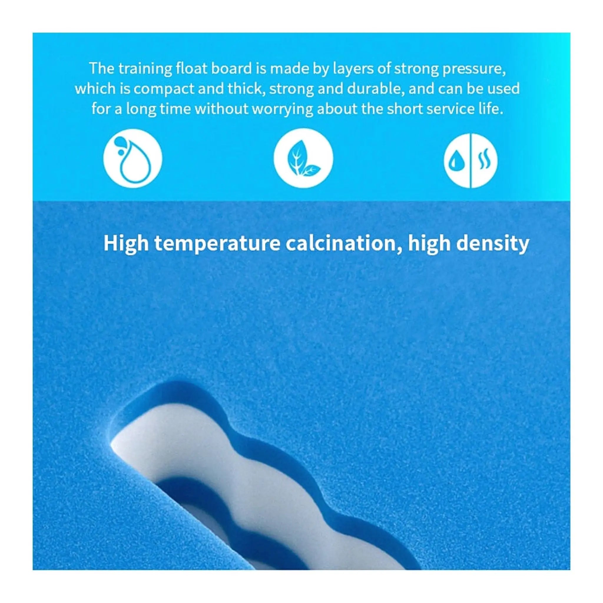 Adult Swimming Pool Kickboard - Beginner Float Legs Training Aid for Swim Practice & Water Exercise | Perfect for Lap Swimming, Swim Training & Aquatic Fitness