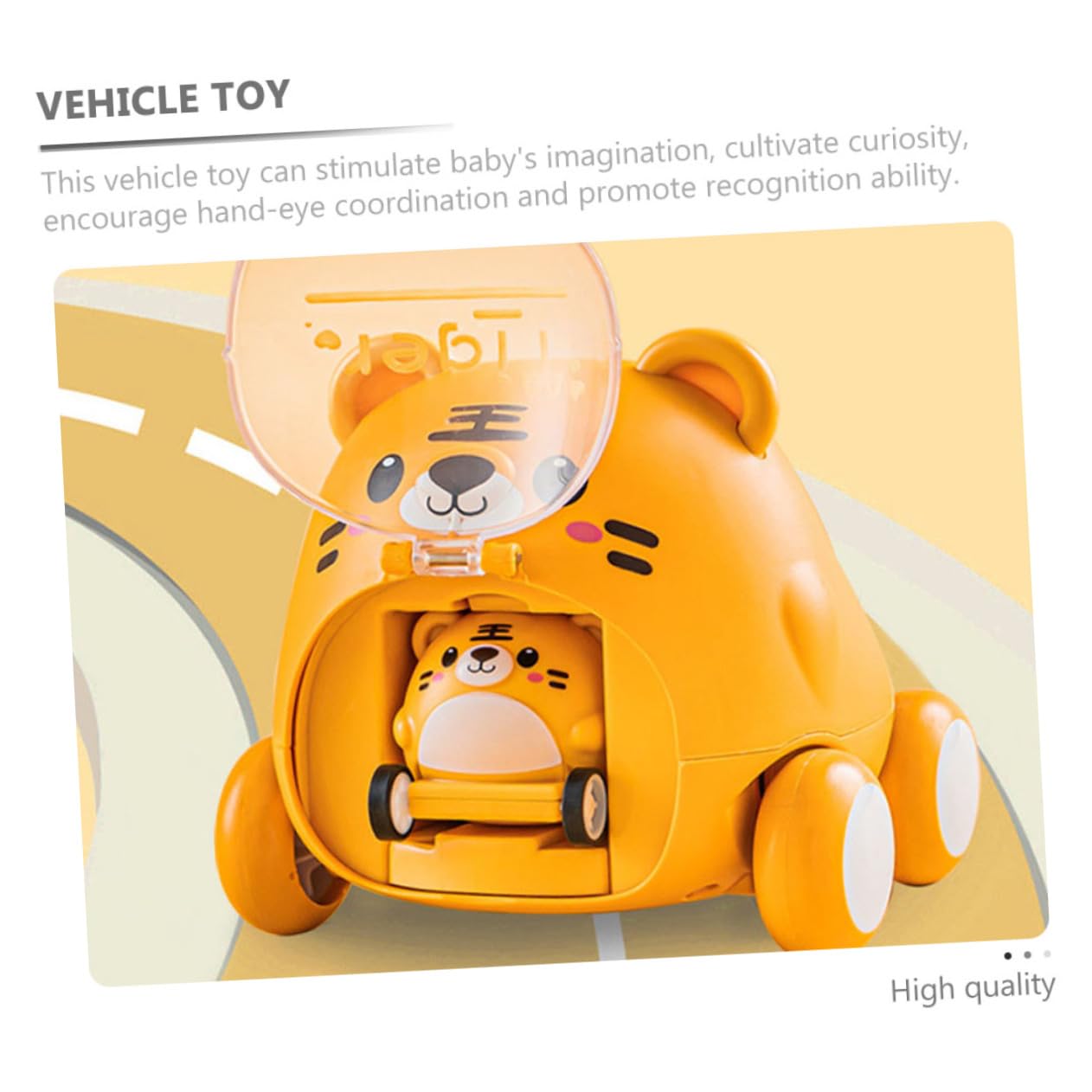 ifundom Mini Push Back Toy Car for Kids - Pet Race Vehicles for Playtime Fun