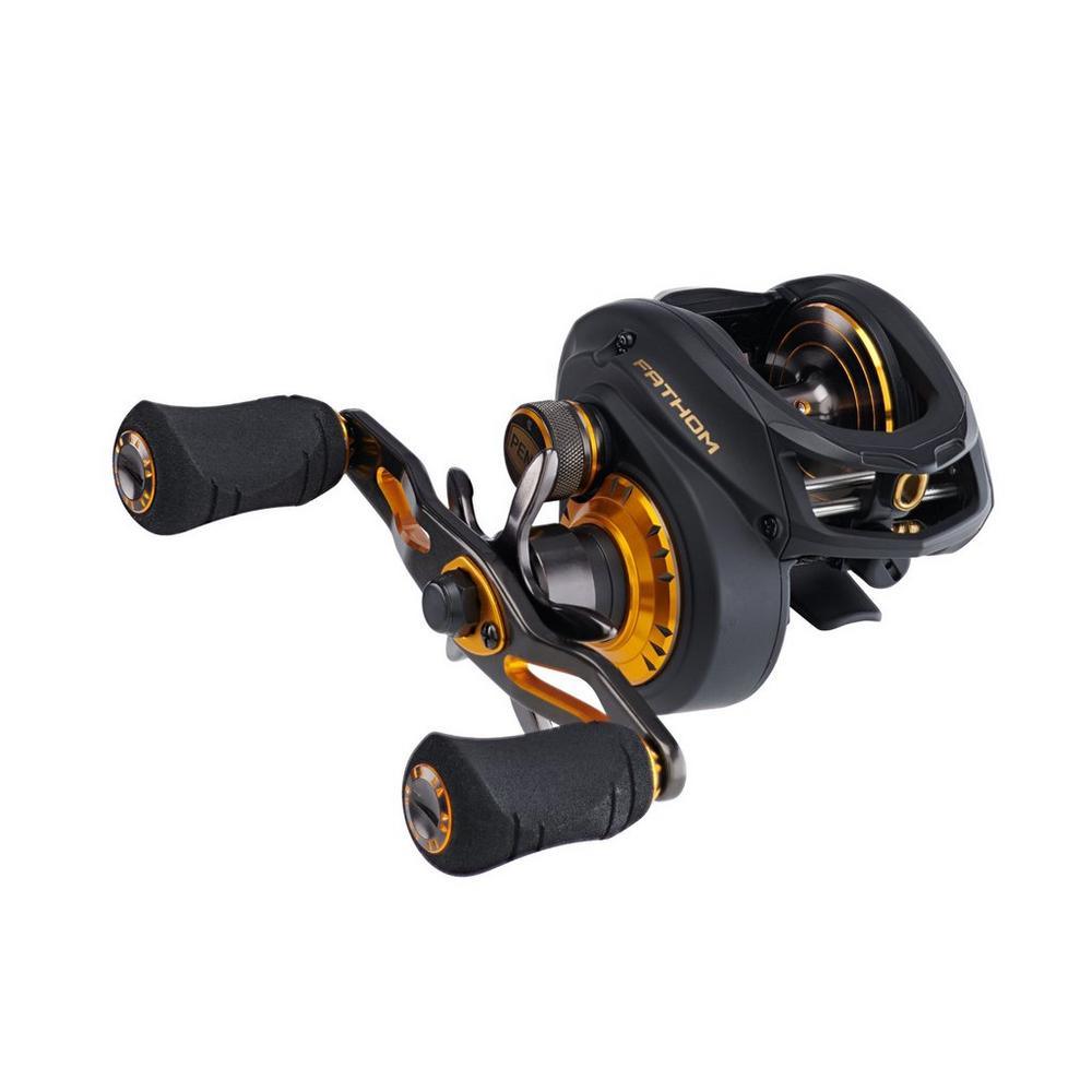 Penn Fathom Low Profile Baitcasting Reels - High Performance Saltwater Fishing Reel for Bass, Walleye & Freshwater Game Fish | Perfect for Casting, Trolling & Inshore Fishing