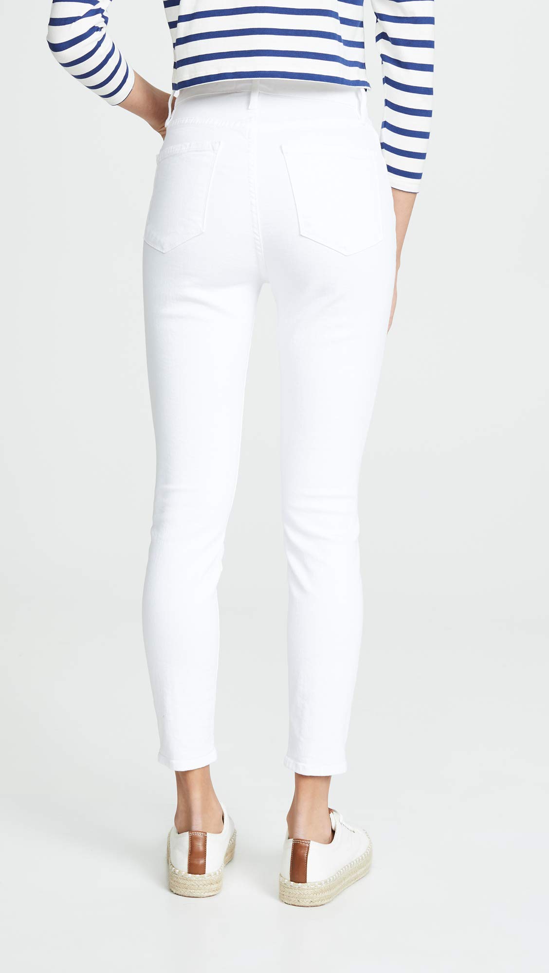 FRAME Women's Ali High Rise Skinny Jeans - Slim Fit Stretch Denim Pants for Casual & Work Outfits