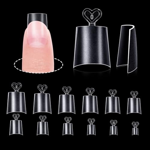 240PCS Short French Nail Tips