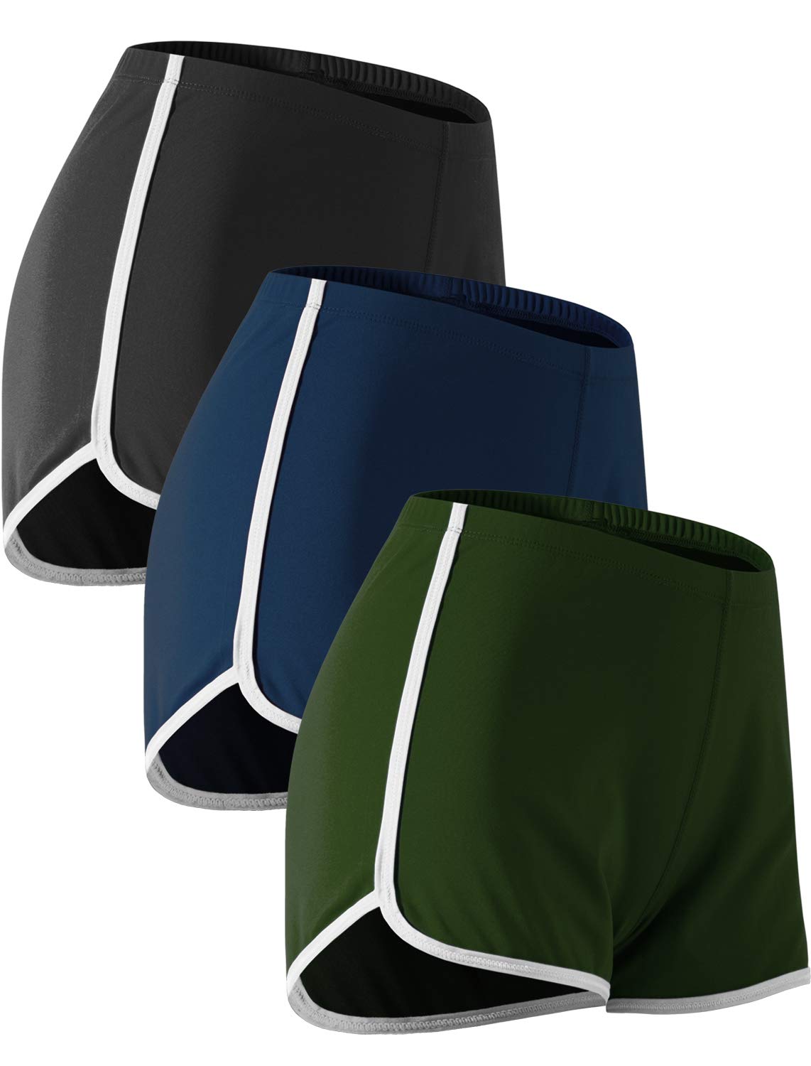 CADMUS Women's Sexy Hot Summer Shorts - High Waist Booty Shorts for Beach Volleyball, Gym Workout & Casual Wear