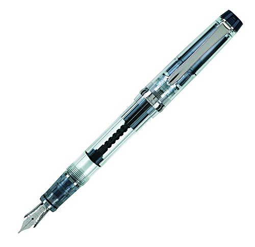 Pilot Heritage 92 Clear Fine Point Fountain Pen - Premium Transparent Fountain Pen with Smooth Fine Nib for Writing, Calligraphy & Journaling - Ideal Gift for Writers & Pen Enthusiasts