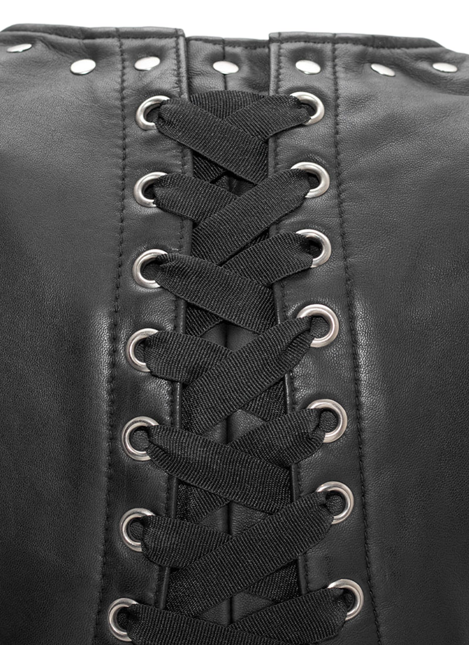 First Mfg Co Empress Women's Motorcycle Leather Vest - Black Biker Jacket for Riding & Casual Wear - Perfect for Harley Davidson & Cruiser Bikes