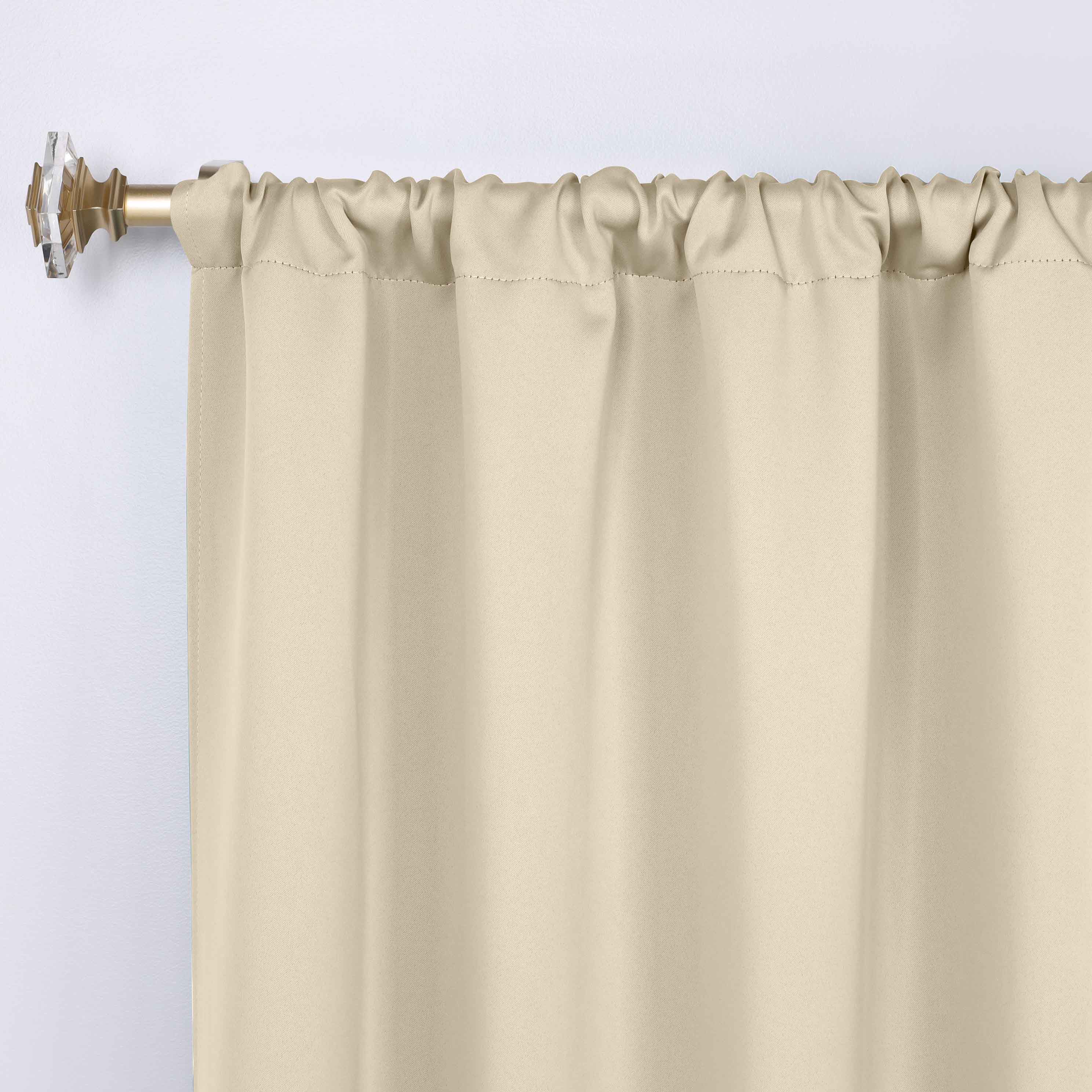 Machine Washable Blackout Curtains Set of 2 - Solid Color Room Darkening Window Treatments for Bedroom, Living Room & Nursery