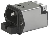 5220.0243.1 Power Entry Module with Fuse & Switch - 120V AC Power Connector for Industrial Equipment & Medical Devices | Reliable EMI Filter for Safe Power Supply