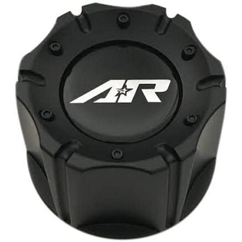 American Racing AR Cap 3.42 Satin Black Snap-In Plastic Wheel Center Hub Cover - Perfect for Car Enthusiasts & Truck Accessories Upgrade