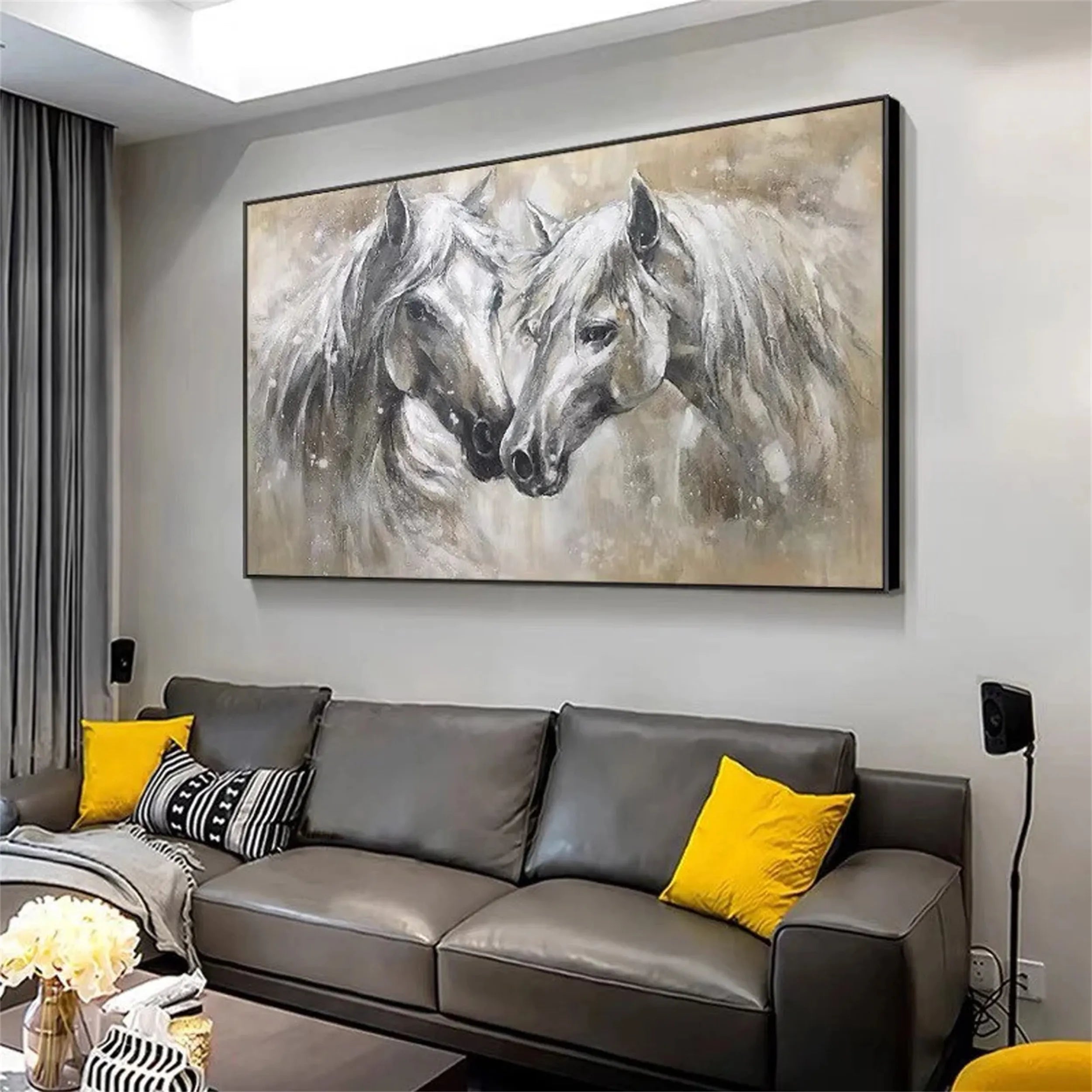 Animal Art Painting #AP046 - Handmade Wildlife Canvas Wall Decor for Living Room, Bedroom & Office