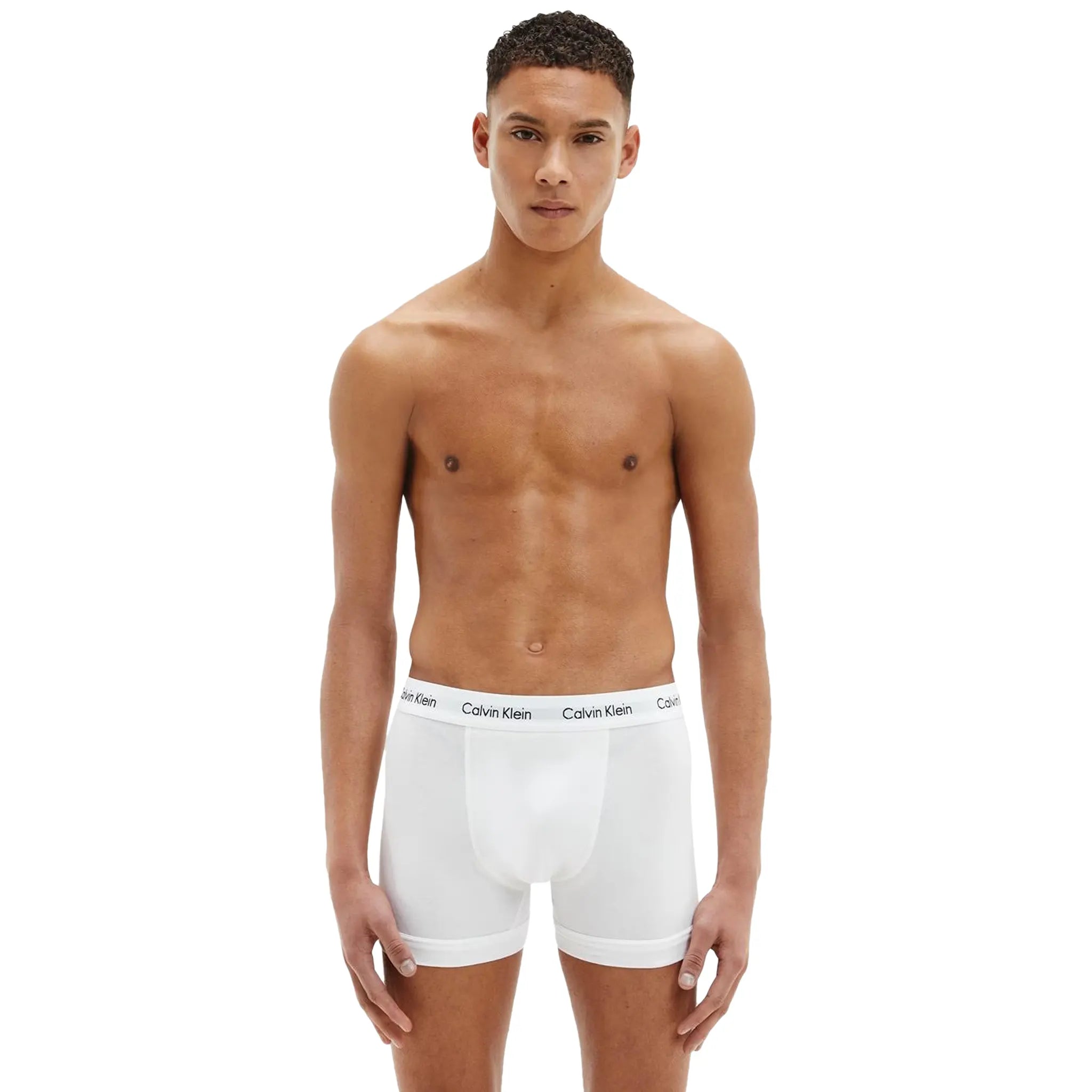 Calvin Klein Men's Cotton Stretch Boxer Briefs 3-Pack - Soft Breathable Underwear for Everyday Comfort | Perfect for Work, Gym & Travel