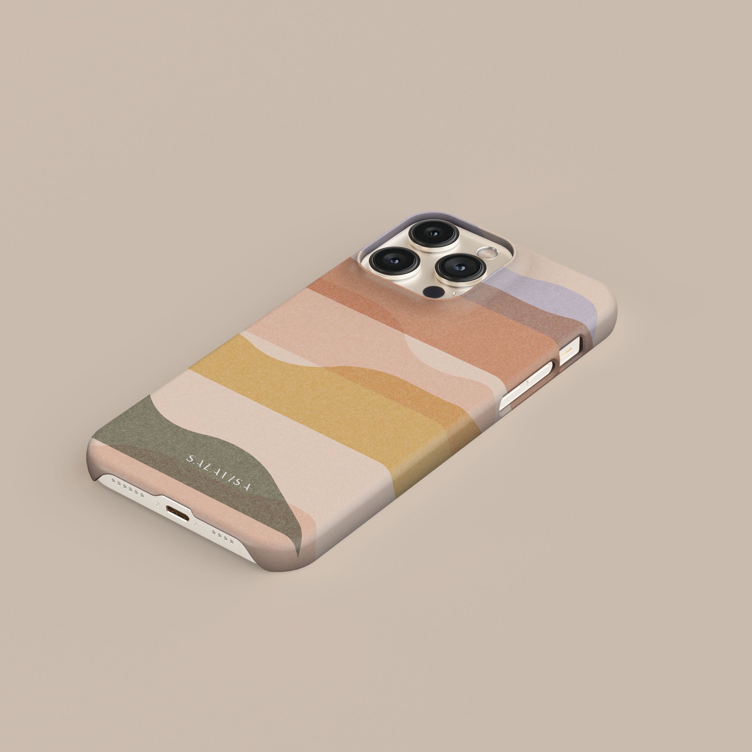 Cloudy Layers Shockproof Phone Case for iPhone 15/14/13 - Slim Protective Cover with Matte Finish | Perfect for Outdoor Adventures & Daily Use