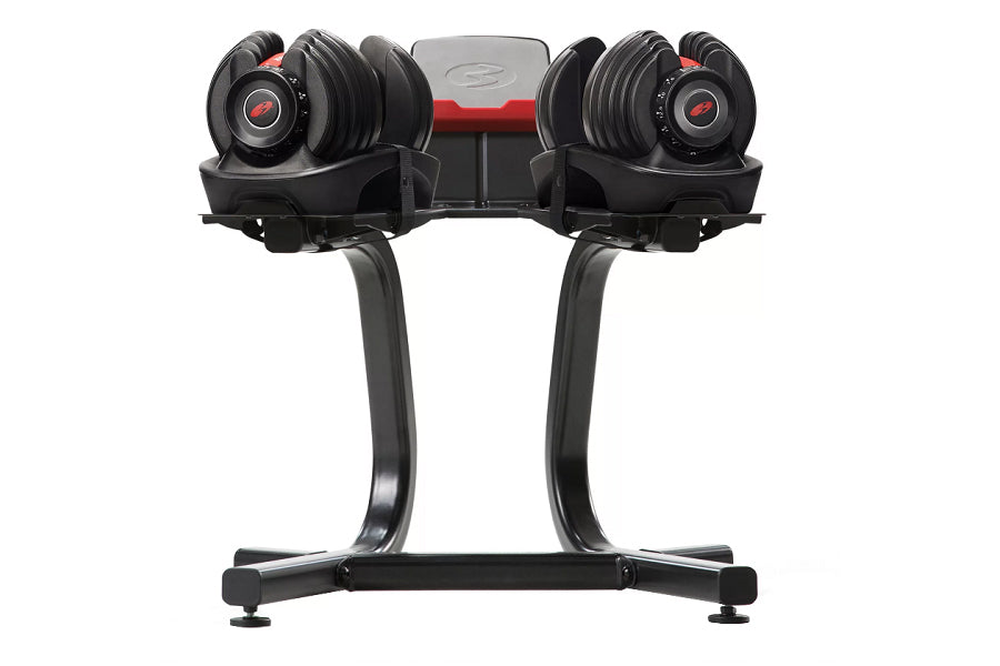 Bowflex SelectTech 552 Adjustable Dumbbells (10-90 lbs) - Pair of Adjustable Weight Dumbbells for Home Gym, Strength Training & Full Body Workouts - Perfect for Small Spaces & Quick Weight Changes