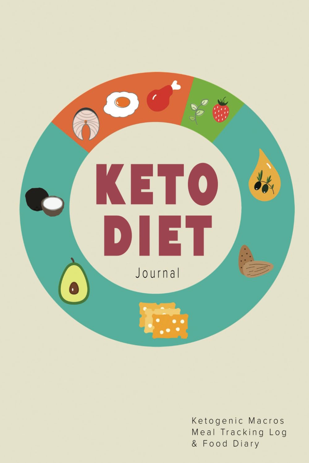 Keto Diet Journal: Ketogenic Macros Meal Tracking Log & Food Diary for Weight Loss & Fitness | Perfect for Low-Carb Dieters, Intermittent Fasters & Health Enthusiasts