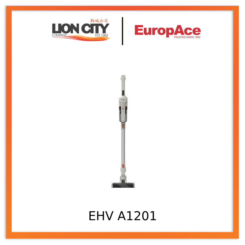 EuropAce EHV A1201 Cordless Handheld Vacuum Cleaner - 20,000PA Strong Suction, Lightweight & Portable for Car, Home, Pet Hair Cleaning | Quick Cleanup for Cars, Sofas, Stairs & Hard-to-Reach Areas