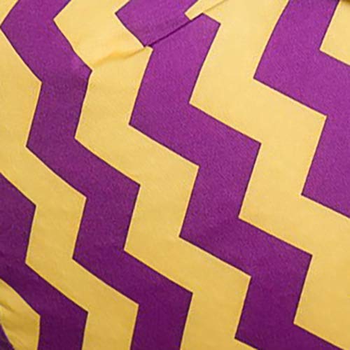 Chevron Purple and Yellow