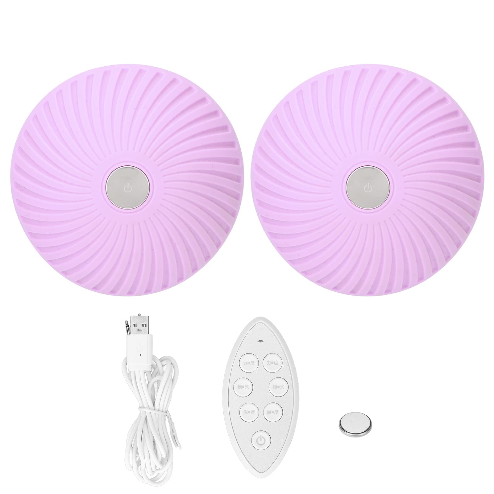 Oreilet Electric Breast Massager - Wireless Vibration Massage Bra with 15 Speed Settings for Breast Enhancement & Skin Elasticity | Perfect for Postpartum Recovery, Nursing Comfort & Self-Care Relaxation