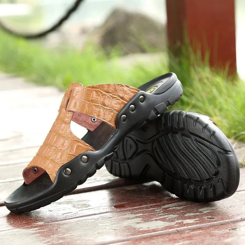 Valston Genuine Leather Sandals for Women - Comfortable Summer Casual Shoes - Perfect for Beach, Vacation & Outdoor Walking